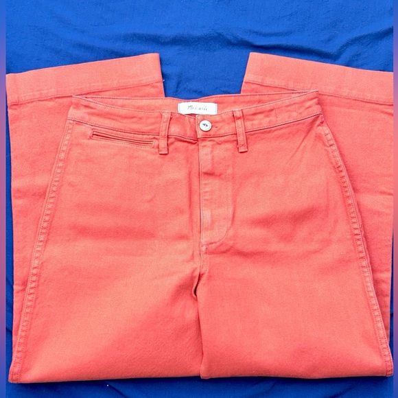 Madewell Slim Emmett High Waist Wide Leg Crop sz 28 NWOT - Picture 1 of 7
